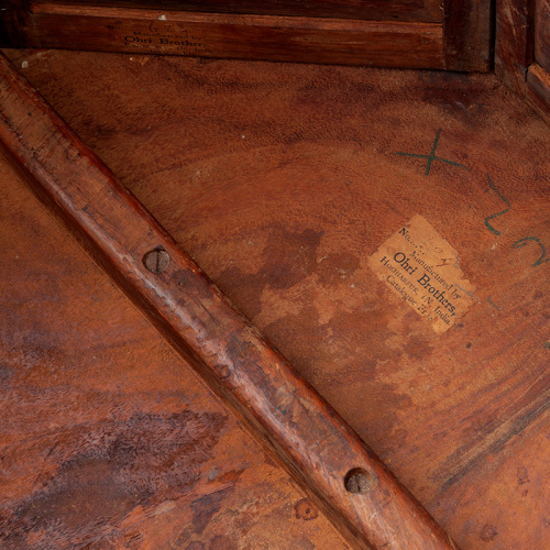 Antique Profusely Inlaid with Bone and Ebony Sheesham Wood Hoshiarpur Anglo Indian Table